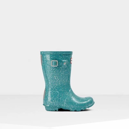 Hunter Original Giant Glitter Rain Boots For Kids - NZ J4610